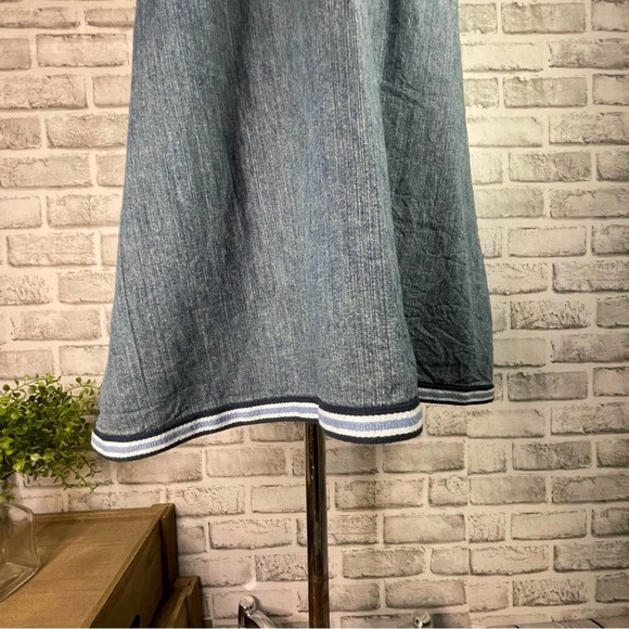 Old Navy Denim Halter Dress Y2K  Size 18 - Picture 6 of 12